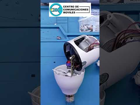 Reparación Cámara de seguridad tipo bombillo