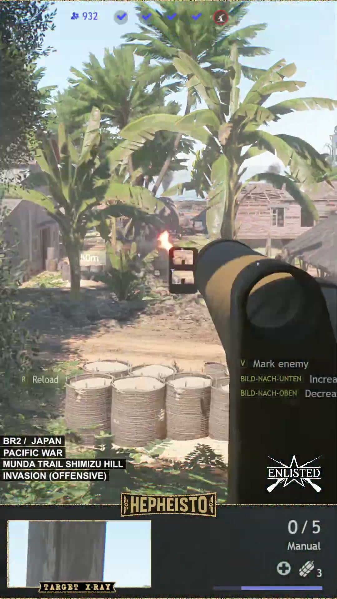 Anti Tank Gunner eliminates Tank M13 MGMC with Type 4 Rocket Launcher