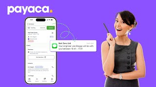 How to use the Payaca field service app