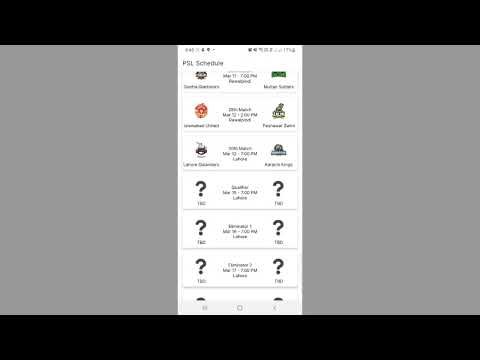 PSL 11 Schedule: 2026 video thumbnail