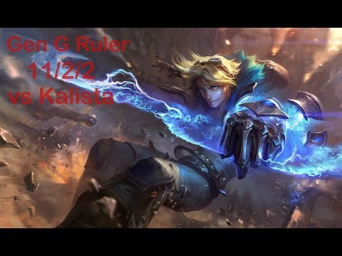 [Gen G Ruler] Ezreal vs Kalista - KDA: 11/2/2