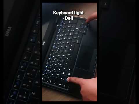 Dell Keyboard Light on/off ✅⌨️#dell #keyboard