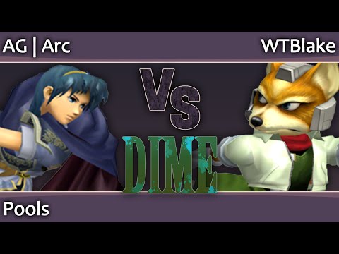 DIME13 Melee - AG Arc (Marth) vs WTBlake (Fox) - Pools