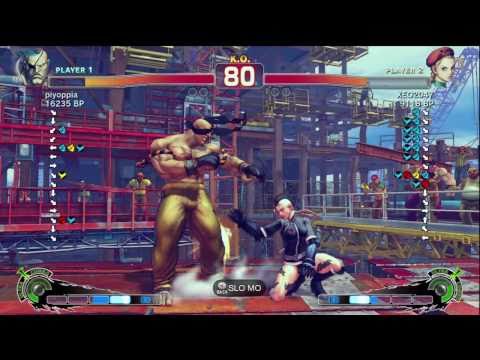 piyoppia [Sagat] vs XEO2047 [Cammy] SSF4 Japanese Online Ranked Matches - TRUE-HD