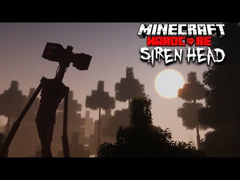 The NEW SIREN HEAD MOD is HORRIFYING.. Minecraft Hardcore