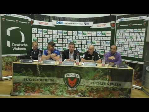 Pressekonferenz Füchse Berlin vs. THW Kiel