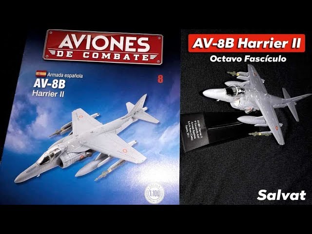 Vídeo relacionado con OPO 10 - Avión Militar de Caza 1/100 Compatible con AV-8B Harrier II NA España 1998 - CP108