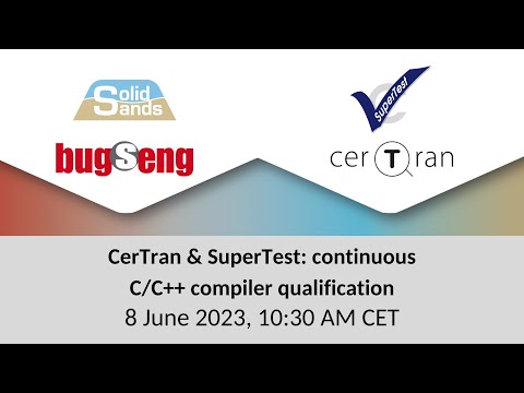 CerTran & SuperTest: continuous C/C++ compiler qualification