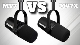 Shure MV7x vs Shure MV7 - Which Is Better?