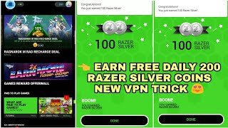 Download lagu EARN FREE DAILY 200 RAZER SILVER COINS NEW VPN TRICK 2022 LIVE PROOF 😍RAZER CORTEX SILVER COINS EARN mp3