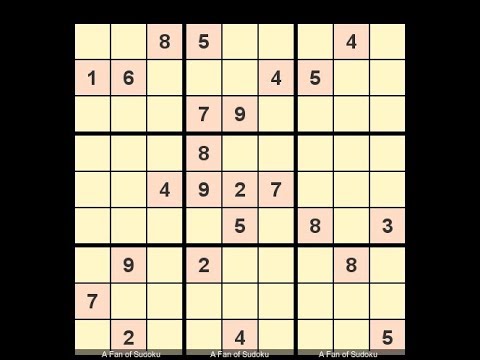 Self Solving Sudoku NYT Hard Oct2 animated - Pointing Triple