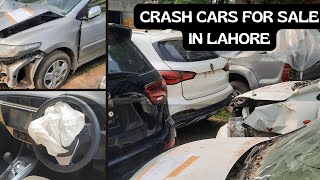 ACCIDENT CRASH CARS FOR SALE IN LAHORE