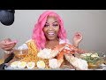 KING CRAB LEGS SEAFOOD BOIL SPICY NOODLES MUKBANG 먹방 EATING SHOW
