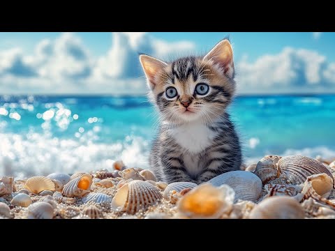 Soothing Music For Nervous Cats - Music to Relieve Stress and Anxiety Cats - Cat's Favorite Music