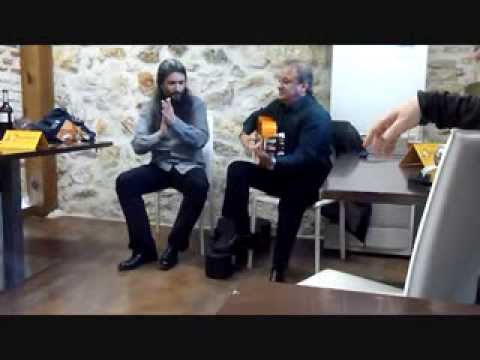 El Carbonilla al cante y el Mami a la guitarra. Alegrías de Cádiz