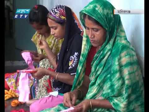 মানিকগঞ্জ ও ঠাকুরগাঁওয়ের সুই শিল্পীদের ব্যস্ততা