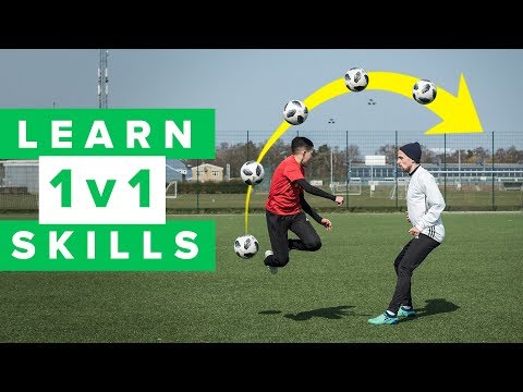5クール1対1のフットボールスキルを学ぶ (LEARN 5 COOL 1 v 1 FOOTBALL SKILLS)