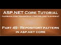 Repository Pattern In Asp Net Core