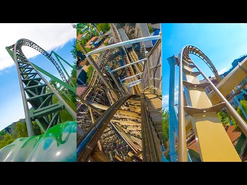 Video: Every Roller Coaster At Liseberg Front Seat and Back Seat POVs
