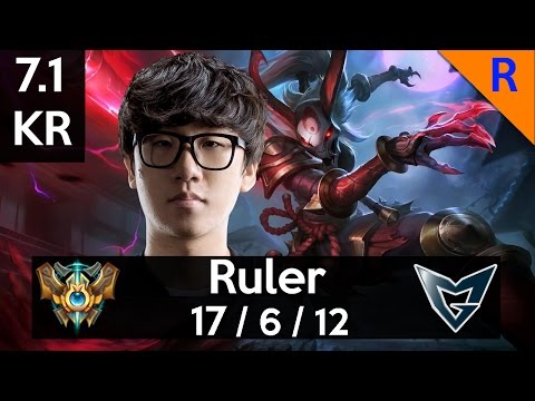7.1 SSG Ruler (Kalista) vs ROX Sangyoon (Ziggs)