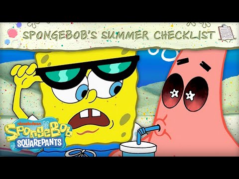 海綿寶寶的夏季檢查表 ⛱️ | 海綿寶寶 (SpongeBob's Summer Checklist ⛱️ | SpongeBob)