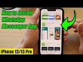 iPhone 13/13 Pro: How to Install WhatsApp Messenger App
