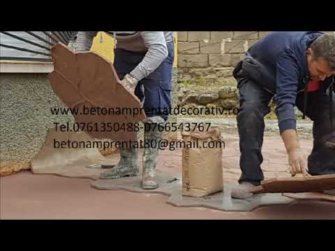 Beton Amprentat Barcana -  Bacău  Tel.0761350488 -0766543767