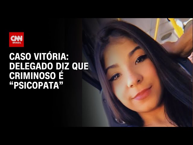 Caso Vitória: Delegado diz que Maicol é “psicopata” | CNN 360º