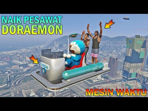 PREMAN TERKUAT NAIK PESAWAT DORAEMON - GTA 5 YOUTUBER KOCAK PARODY