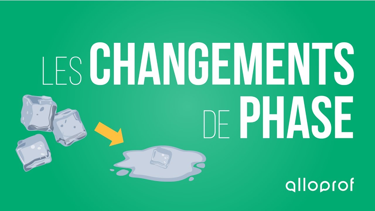 Les changements de phase