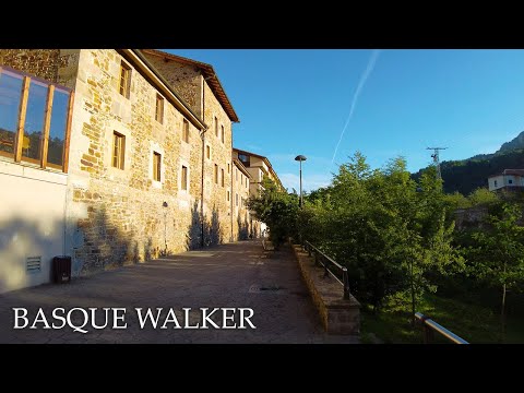 Areatza (Biscay) - Sweet Medieval Village | Walking tour Basque Country 4K