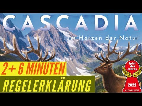 Cascadia Regeln Aufbau Anleitung Regelerklärung Spiel des Jahres 2022