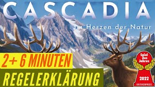 Cascadia Regeln Aufbau Anleitung Regelerklärung Spiel des Jahres 2022