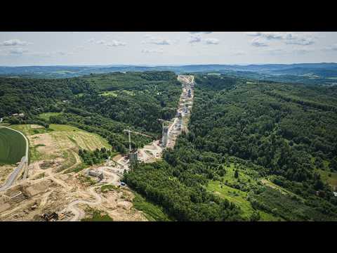 Powstaje najwyższa estakada w Polsce - S19 na Podkarpaciu