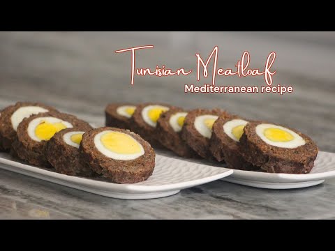 Meat Loaf with Egg Surprise - Mediterranean Diet