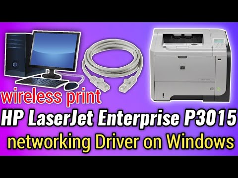 Thumbnail for How to Download and Install HP LaserJet Enterprise P3015 Printer Network Driver and Software PC