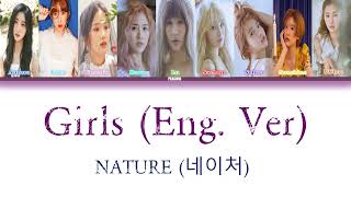 NATURE (네이처) – Girls English Version (어린애) | Color Coded Lyrics | ENG