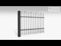 Produktvideo Tor Und Zaunanlage Muster Style AW 10 08