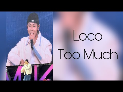 [FANCAM] 220731 Loco (로꼬) - 'Too Much' in London
