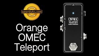Video thumbnail for Orange OMEC Teleport Audio Interface: Hands-On by Gearspace Forum