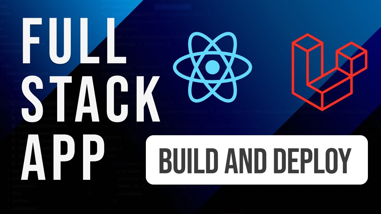 React + Laravel Full-stack Application | Build and Deploy
