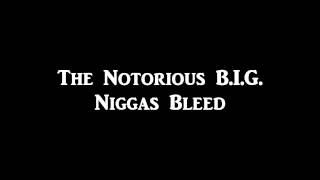 Notorious B.I.G. - Niggas Bleed (Lyrics)