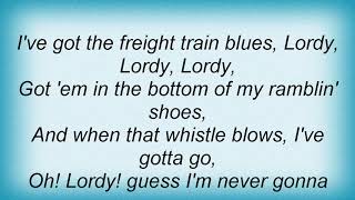 Hank Williams - Freight Train Blues Lyrics
