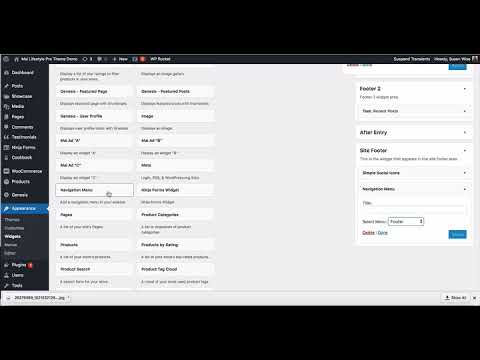 Mai Theme demo - Creating the Mai Lifestyle theme demo Footer (v1 Classic Themes)