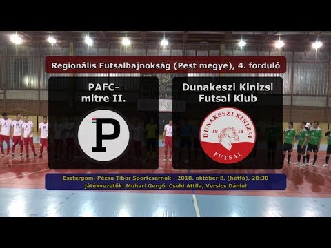 PAFC-mitre II. - Dunakeszi Kinizsi 4-2 (2018.10.08, összefoglaló)
