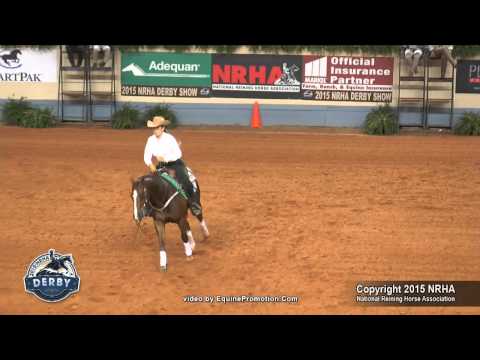 Ruf Electrical Whiz ridden by Cheyenne D Leon - 2015 NRHA Derby Open Derby (Sec. 1)
