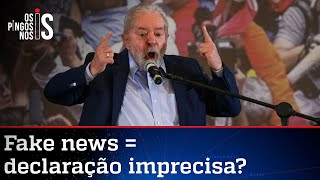 Imprensa é benevolente com mentiras de Lula