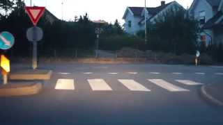 preview picture of video 'Drive in Sandefjord (test Canon EOS 650D EF 40mm 1:2,8)'