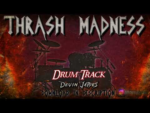 Thrash Madness Drum Track - 210 BPM (FREE WAV & MIDI DOWNLOAD)