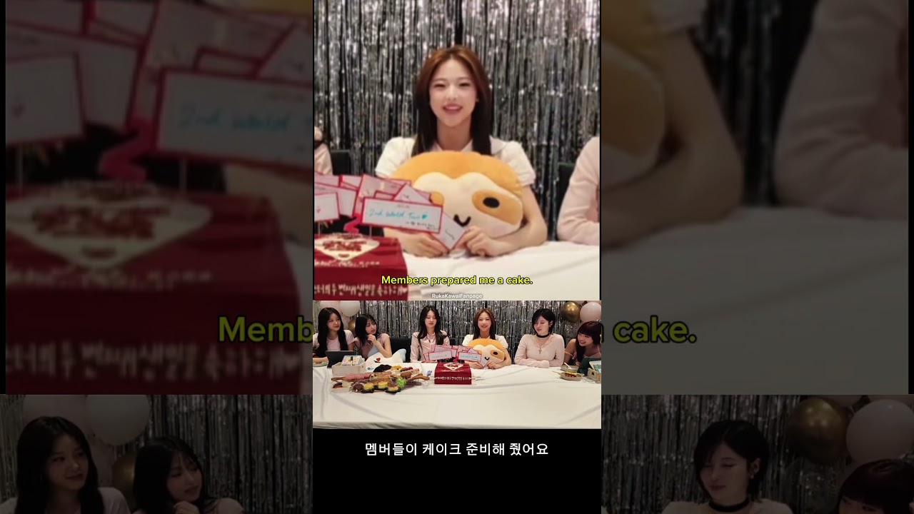 RUKA tells story MEMBERS GIVE HER BIRTHDAY SURPRISE. BABYMONSTER LIVE ANNIVERSARY #BABYMONSTER #RUKA